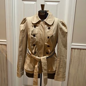 A feminine spin on a trench coat.